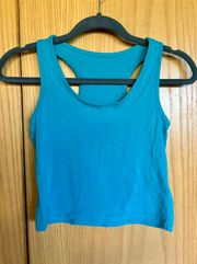 Blue Athletic Tank Top