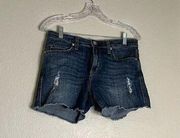 Just Black Denim Shorts Womens 27 Blue Jean Short Summer