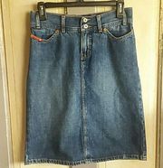 90's vintage Guess Denim Skirt