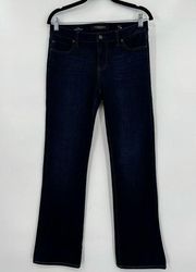 🆕 NWOT Liverpool Jeans The Bootcut Blackout Blue Dark Wash Stretch Pockets 6