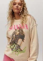 Daydreamer Beach Shania Twain Graphic Oversized Sweatshirt XSmall