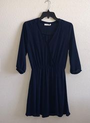 navy dress