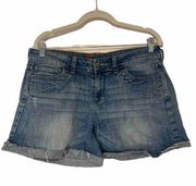 Delia's Shorts Y2K Junior Size 11/12 Cut Off Blue Mallory Denim Jean  Distressed