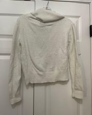 NWOT Sparkly White Turtleneck Sweater