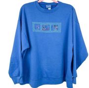 Disney Vintage 90s Winnie the Pooh Embroidered Sweatshirt Crewneck