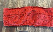 Aerie 34b lace bralette under wired rust colored bandeau