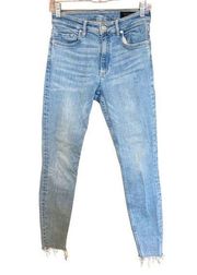 ALL SAINTS Dax High-rise Super-Skinny Cotton Jeans Size 27
