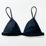 Triangle Bikini Top Black Size 8