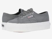 Gray Platform Sneakers