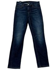 J Brand Cropped Rail Jeans Women’s Size 26 Dark Wash Denim