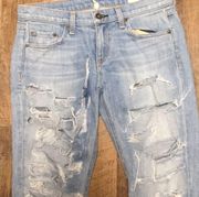 👠RAG & BONE “ THE DRE” MIDRISE THRASHER JEANS 26