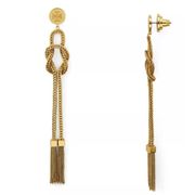 *NWT* Tory Burch Gold Chain Tassel Linear Earrings