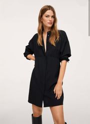 Puffed Sleeves Dress