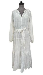 Evereve Roan + Ryan Josephina White Maxi Dress Size Small NWT