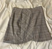 Plaid Mini Skirt 