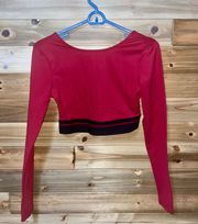 Joylab Long Sleeve Crop Top