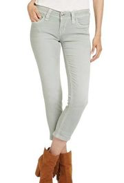 Rock Revival Gray Sukara Coastal Cowgirl Western Crop Jeans