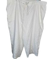 Vintage Sag Harbor Woman Linen Blend Pants