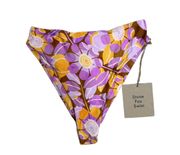 Bikini Sumatra Bottom Women ‘s S - Retro Bloom Print  $88.00