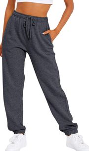 Charcoal Grey Fleece Sweatpants