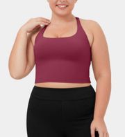 NEW Halara Crisscross Backless Cropped Yoga Plus Size Tank Top 1X