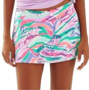 Lilly Pulitzer Size XL Sandstripe Tiger Skirt Skort Luxletic Rare Unicorn