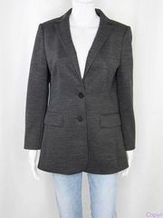 Ann Taylor wool blend blazer jacket, color grey, size 6