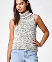 Like new  sleeveless turtleneck sweater. Sz S