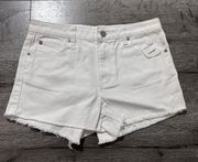 white midrise Shorts