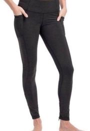 Z by Zobha Leggings Black Large Mesh Pockets