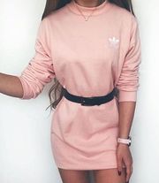 Adidas Pastel Pink Sweat Dress