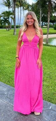 Maxi pink Dress