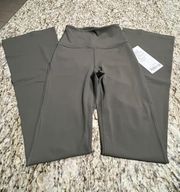 Lululemon NWT  Groove Super-High-Rise Flared Pant Nulu - Army Green