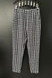 High Waisted Plaid Pants