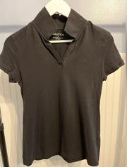 Nautica Women’s Collared Polo Short Sleeve Shirt