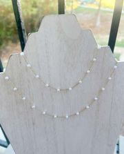 Handmade Pearl Beaded Necklace