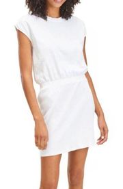 NWT SPLENDID Akela Short Sleeve Dress In White