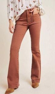 Anthropologie Pilcro Patch-Pocket Bootcut Flare Leg Jeans Size 29