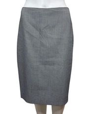 The Limited Skirt Women 4 Black White Check Pencil Straight Career Work Neutral