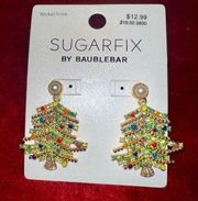 Sugarfix by  Christmas tree earrings NWT