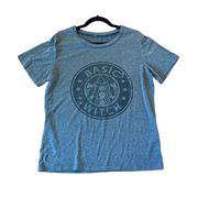 Basic Witch Starbucks humor tshirt size large