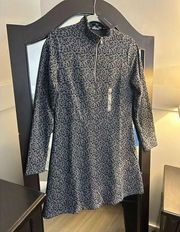 Tommy Hilfiger NEW  knit Dress Cheetah Long Sleeve M