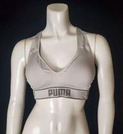 Puma Light Gray Sports Bra (M)