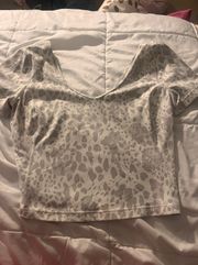 Align Top Cheetah Print