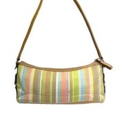 Vintage Relic 90s Y2K Striped Mini Baguette Bag stripes pastel purse