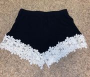 Lace Trim Shorts 