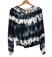 Young Fabulous & Broke - Tie Dye Surplice Blouse - S