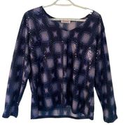 CENTRAL PARK Groovy 70’s top with sequin embellishments not hanging everywhere