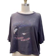 Thrills Australia Live Free Spirit Eagle Graphic Cropped Over Size T-shirt Tee