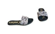 Juicy Couture Cheetah Rhinestone Sandals